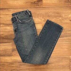 Vintage Ralph Lauren Women's Low Rise Straight Leg Jeans - Dark Blue